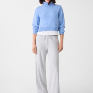 Xavie Soft-touch Knit Sweater color Sky Blue